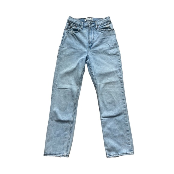 Abercrombie & Fitch Denim - Abercrombie & Fitch The Ankle Straight Ultra High Rise Jeans 26 2R | Curve Love
